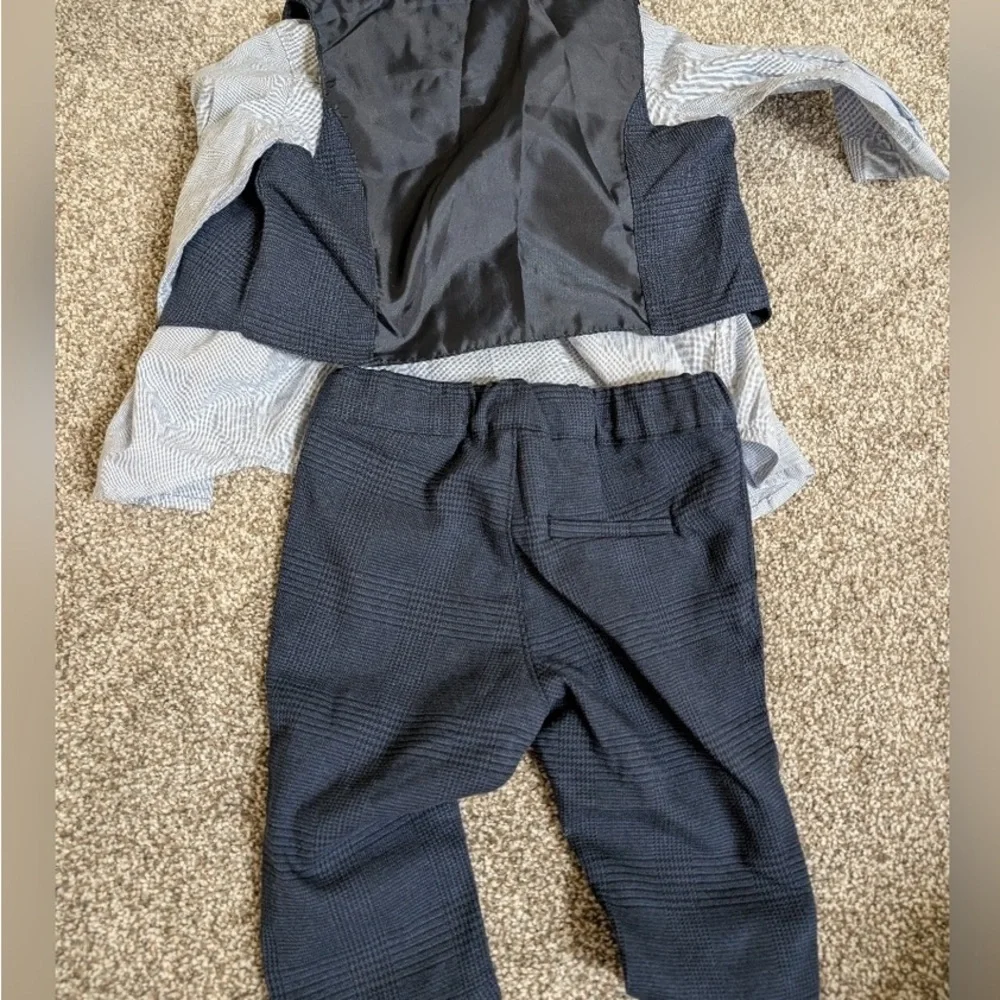 Stylish Navy Kids Vest and Pants Set